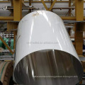 Gloss white metal rolls of white aluminum cladding for trailer